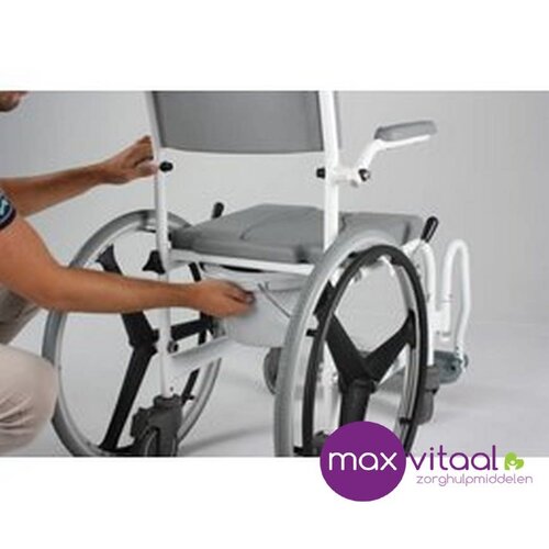 ExcelCare HC-840 douche- & toilet rolstoel aluminium