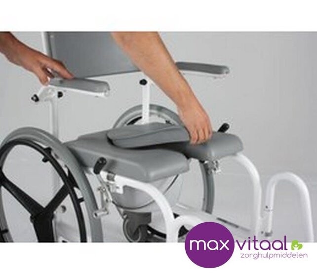 ExcelCare HC-840 douche- & toilet rolstoel aluminium ExcelCare HC-840 douche- & toilet rolstoel aluminium