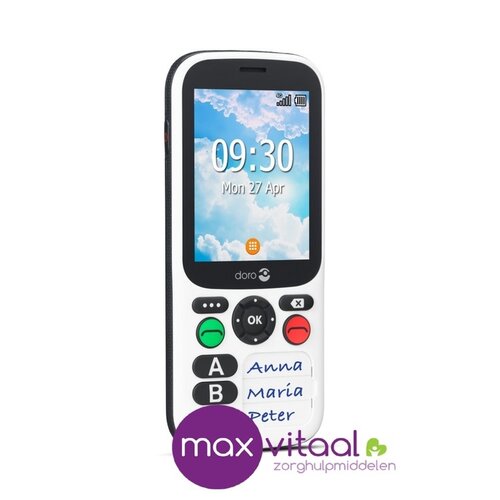 Doro Mobiele telefoon 780X(IUP) 4G met valdetectie