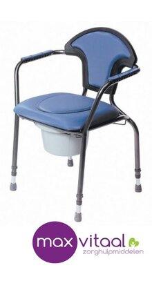 Herdegen toiletstoel in hoogte verstelbaar (Skai) -