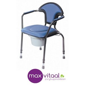 Herdegen toiletstoel in hoogte verstelbaar (Skai) -
