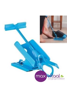 Kousenaantrekhulp Freya blauw