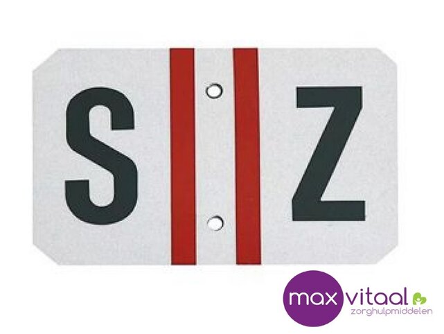 Herkenningsplaatje Slechtziend