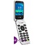Doro Doro Mobiele telefoon 6820 4G met sprekende toetsen - rood/wit