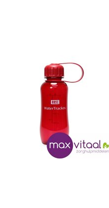 WaterTracker waterfles 0,3 ltr rood
