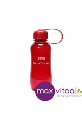 WaterTracker waterfles 0,3 ltr rood