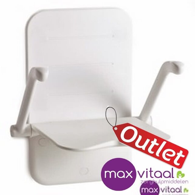 Relax douchezitting - met armsteunen en soft rugleuning - beschadigde doos 25% korting Relax douchezitting - met armsteunen en soft rugleuning - beschadigde doos 25% korting