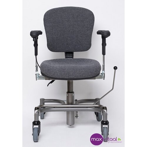 Trippelstoel Adam elektrisch met hoge rug kleur blauw