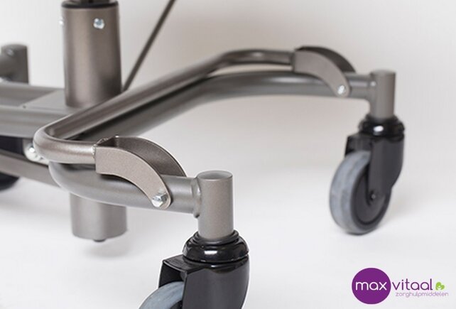 Trippelstoel Adam elektrisch met hoge rug kleur blauw Trippelstoel Adam elektrisch met hoge rug kleur blauw