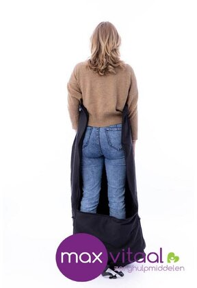 Belieff Warme deken open onderkant met voetbescherming – Dubbel gevoerd – Winddicht – Zwart