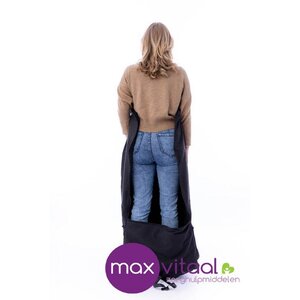 Belieff Warme deken open onderkant met voetbescherming – Dubbel gevoerd – Winddicht – Zwart