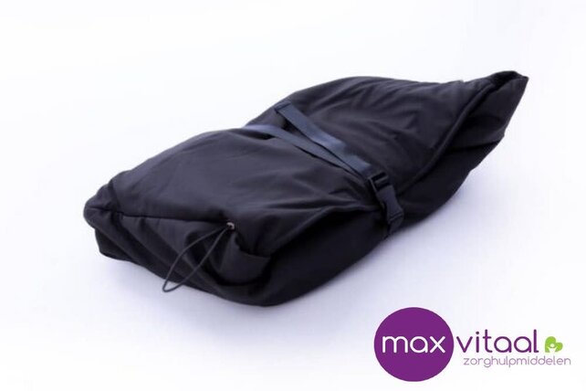 Belieff Warme deken open onderkant met voetbescherming – Dubbel gevoerd – Winddicht – Zwart