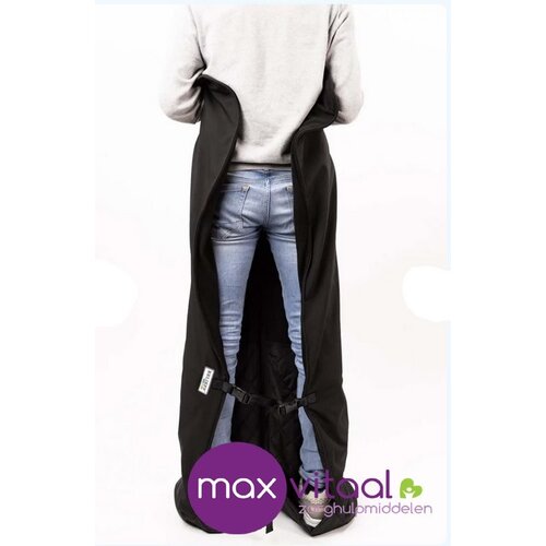 Belieff Warme Scootmobiel deken twee voetenzakken – geschikt voor een voertuig met een stuur in het midden – zwart Belieff Warme Scootmobiel deken twee voetenzakken – geschikt voor een voertuig met een stuur in het midden – zwart