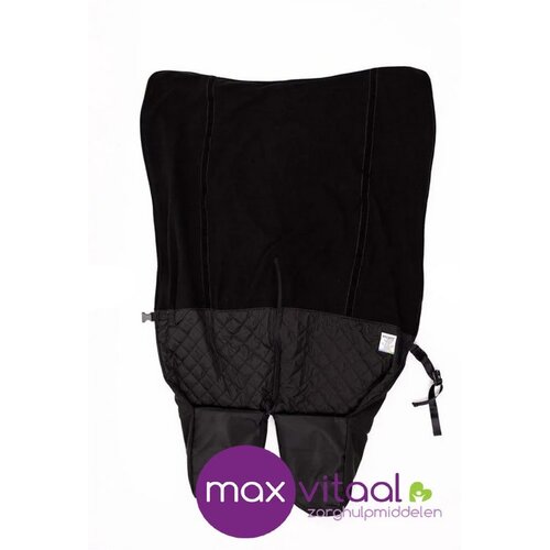 Belieff Warme Scootmobiel deken twee voetenzakken – geschikt voor een voertuig met een stuur in het midden – zwart Belieff Warme Scootmobiel deken twee voetenzakken – geschikt voor een voertuig met een stuur in het midden – zwart