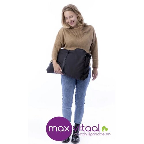 Belieff Rolstoel deken met Voetenzak – Fleece – Dubbel gevoerd – Zwart