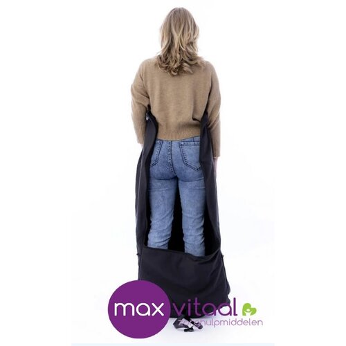 Belieff Rolstoel deken met Voetenzak – Fleece – Dubbel gevoerd – Zwart