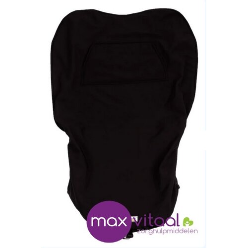 Belieff Rolstoel deken met Voetenzak – Fleece – Dubbel gevoerd – Zwart