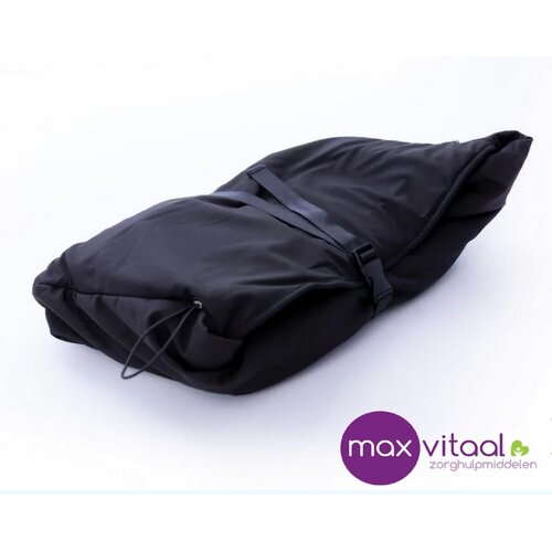 Belieff Rolstoel deken met Voetenzak – Fleece – Dubbel gevoerd – Zwart