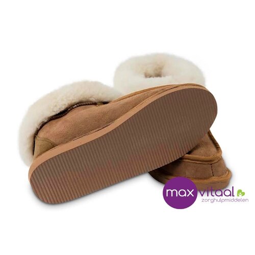 Texelana - Vera  hoge pantoffel van schapenvacht