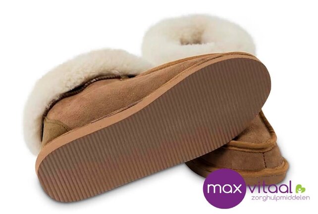 Texelana - Vera  hoge pantoffel van schapenvacht Texelana - Vera  hoge pantoffel van schapenvacht