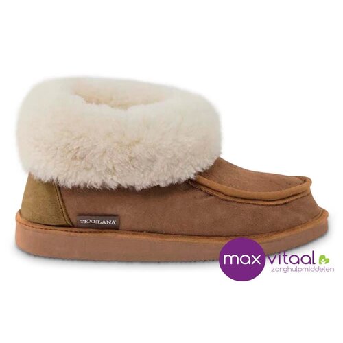 Texelana - Vera  hoge pantoffel van schapenvacht