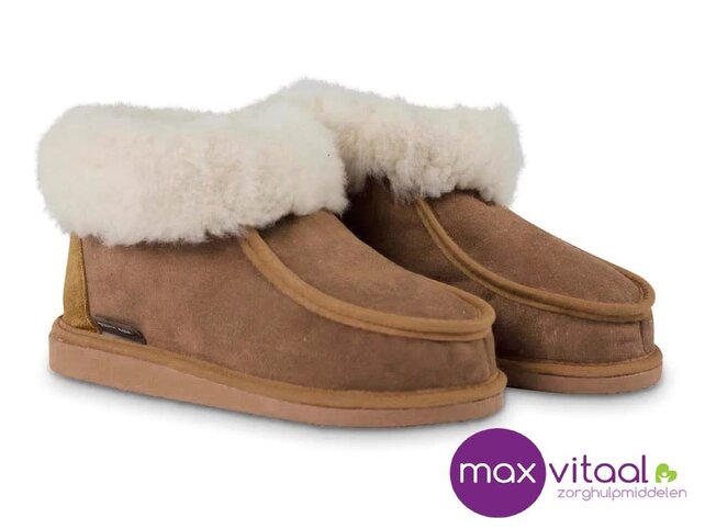 Texelana - Vera  hoge pantoffel van schapenvacht Texelana - Vera  hoge pantoffel van schapenvacht