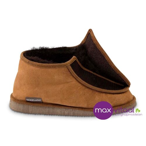 Texelana - Sarah | hoge pantoffel met klittenband