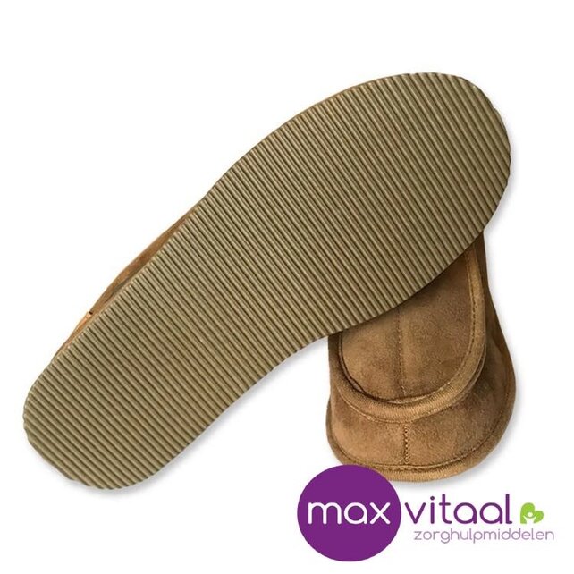 Texelana - Sarah | hoge pantoffel met klittenband Texelana - Sarah | hoge pantoffel met klittenband