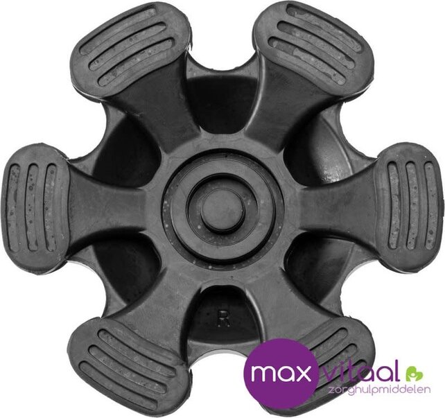 Premis Rubber stokdop flex 6-punts  19mm