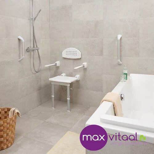 Douchestoel, opklapbaar met pootjes SecuCare