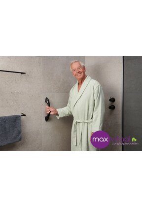 Wandbeugel curve zwart 30 cm Secucare