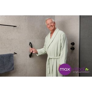 Wandbeugel curve zwart 30 cm Secucare