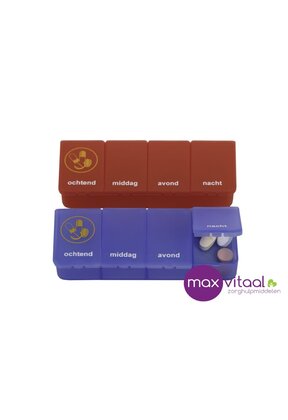 Pillendoos - 1 dag - 4 vakken - NL
