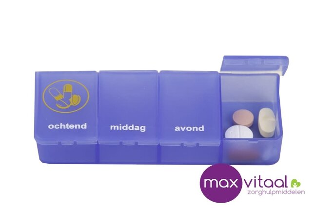 Pillendoos - 1 dag - 4 vakken - NL Pillendoos - 1 dag - 4 vakken - NL