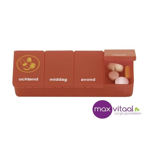 Pillendoos - 1 dag - 4 vakken - NL