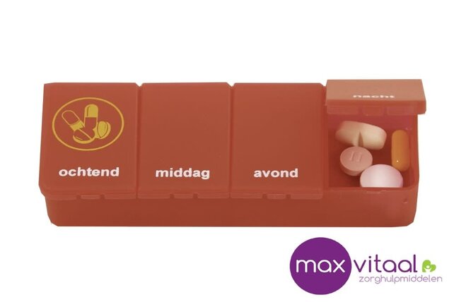 Pillendoos - 1 dag - 4 vakken - NL Pillendoos - 1 dag - 4 vakken - NL