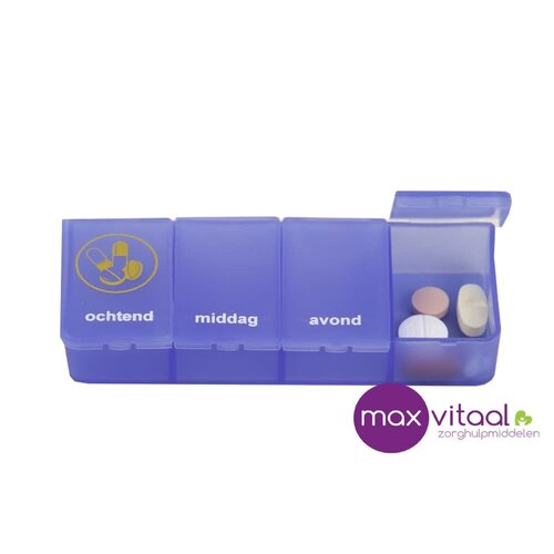 Pillendoos - 1 dag - 4 vakken - NL