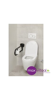 Toiletrolhouder Premium Zwart SecuCare