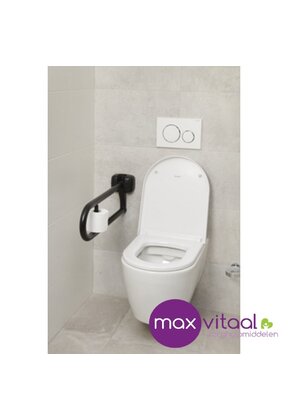 Toiletrolhouder Premium Zwart SecuCare