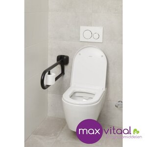 Toiletrolhouder Premium Zwart SecuCare