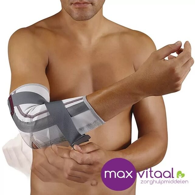 Push med elleboogbrace Push med elleboogbrace