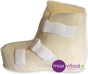 Rolstoel pantoffel Suède - Schapenvacht Rolstoel pantoffel Suède - Schapenvacht