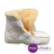 Rolstoel pantoffel Suède - Schapenvacht Rolstoel pantoffel Suède - Schapenvacht