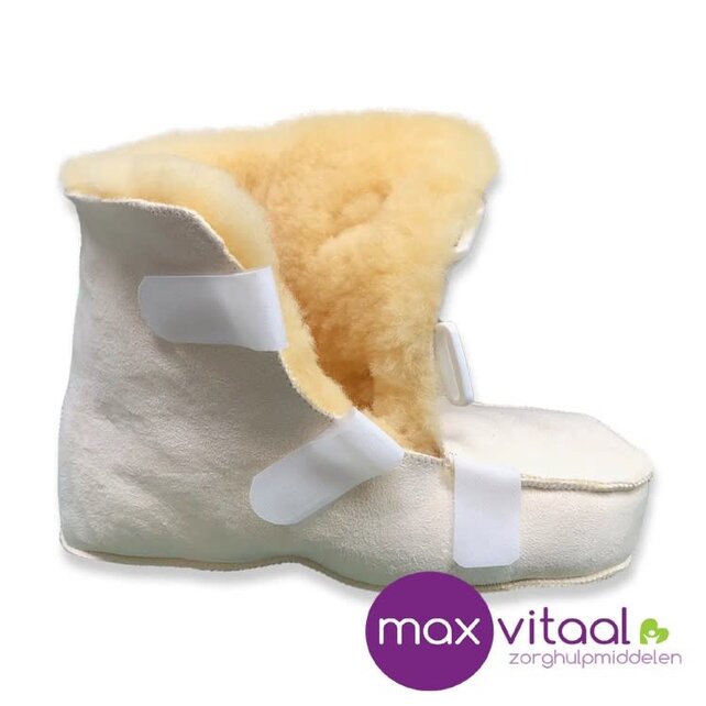 Rolstoel pantoffel Suède - Schapenvacht Rolstoel pantoffel Suède - Schapenvacht