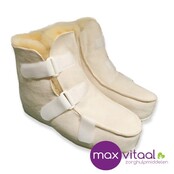 Rolstoel pantoffel Suède - Schapenvacht Rolstoel pantoffel Suède - Schapenvacht