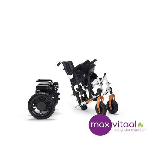 Verso  Lichtgewicht, aanpasbare elektrische rolstoel met afneembare lithiumbatterij