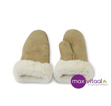 Texelana suède wanten van schapenvacht