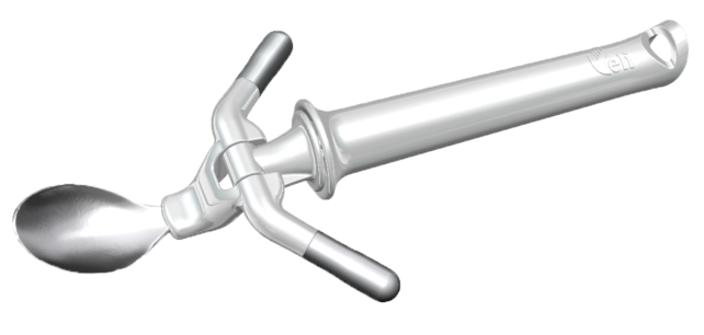 Stabiele en dynamische soeplepel Elispoon Stabiele en dynamische soeplepel Elispoon