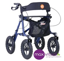 Excel 4 Outdoor rollator BLEU