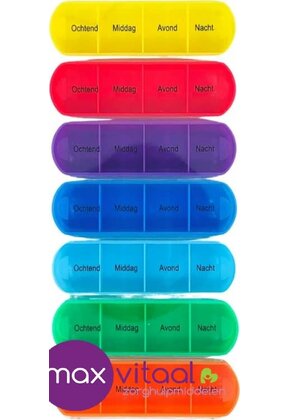Pillendoosje 7-daags Gekleurd